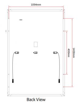 Backview 430 Watt Panel